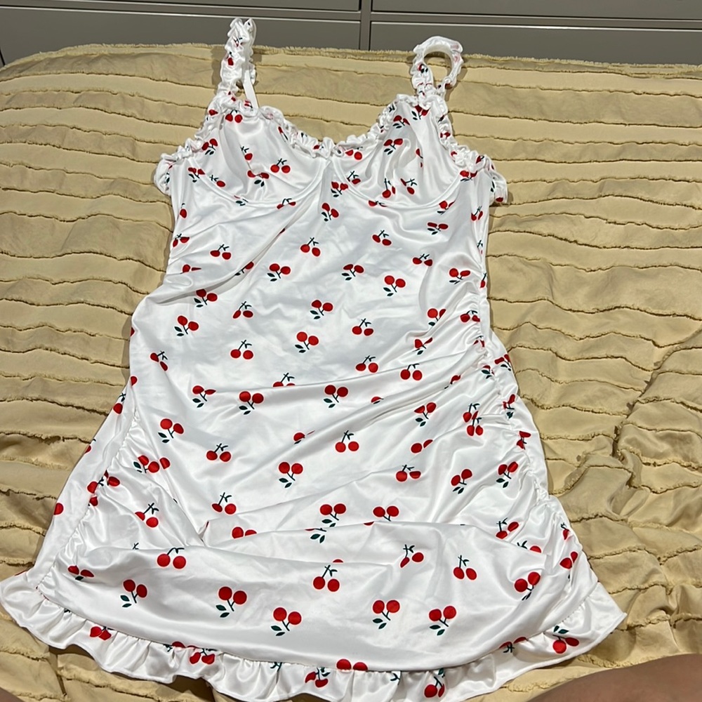 Cherry Shein Lingerie Dress